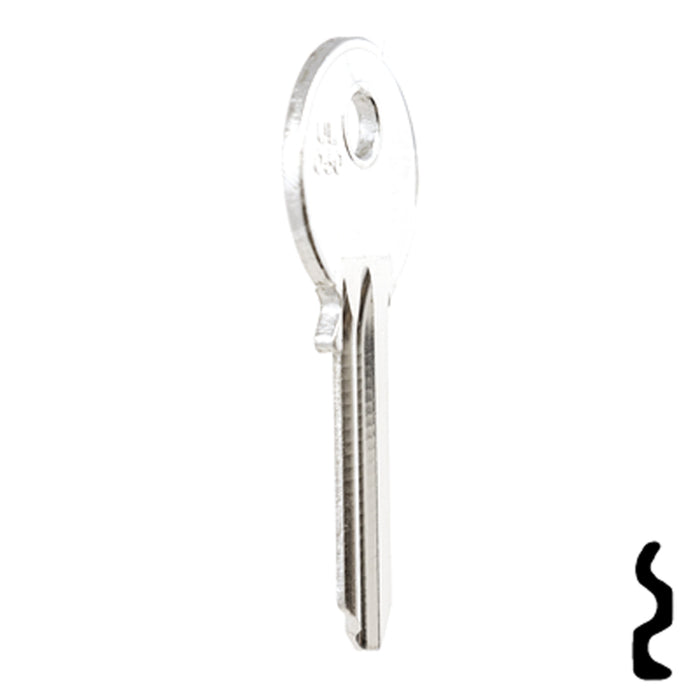 Uncut Key Blank | Universal | UL050-SI Office Furniture-Mailbox Key Ilco