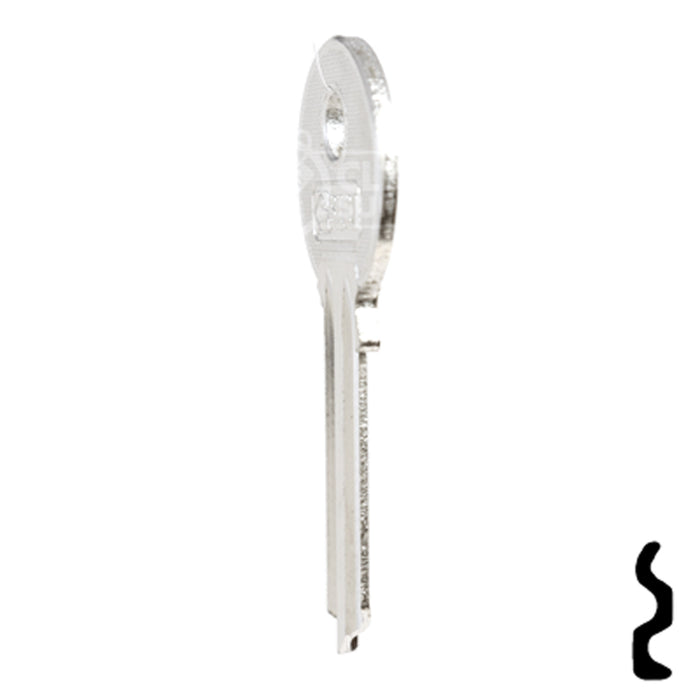 Uncut Key Blank | Universal | UL050-SI Office Furniture-Mailbox Key Ilco