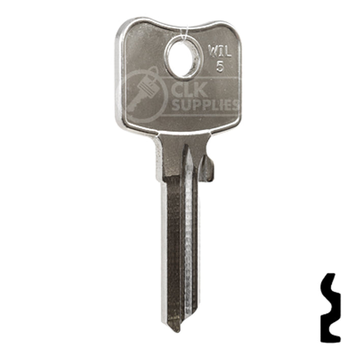 Uncut Key Blank | Wilka | WIL-5 Office Furniture-Mailbox Key JMA USA