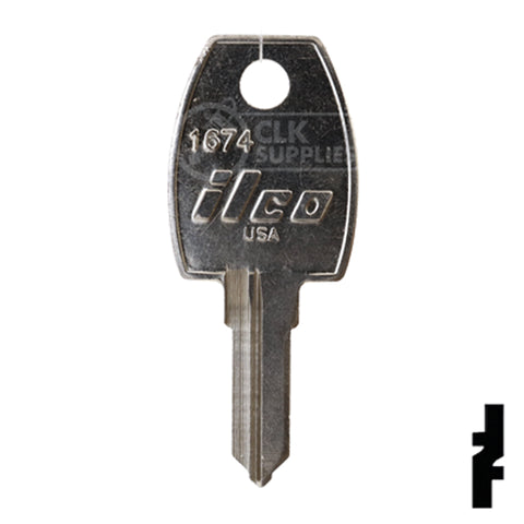 Uncut Key Blank | Cyber Lock, Treadway Key | 1674