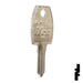 Uncut Key Blank | Wood, Treadway Key | 1674 Office Furniture-Mailbox Key Ilco