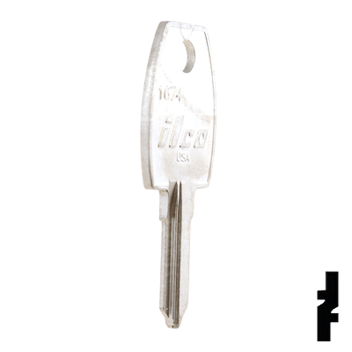 Uncut Key Blank | Wood, Treadway Key | 1674 Office Furniture-Mailbox Key Ilco