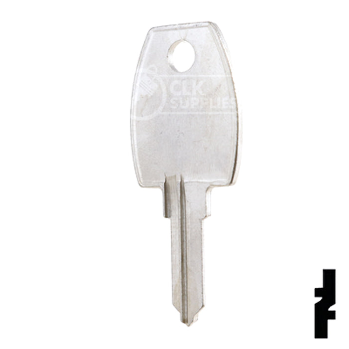 Uncut Key Blank | Wood, Treadway Key | 1674 Office Furniture-Mailbox Key Ilco