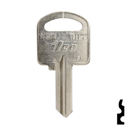 Uncut Key Blank | Wright | 1662, WTP2 Office Furniture-Mailbox Key Ilco