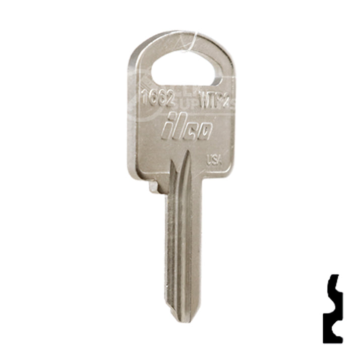 Uncut Key Blank | Wright | 1662, WTP2 Office Furniture-Mailbox Key Ilco