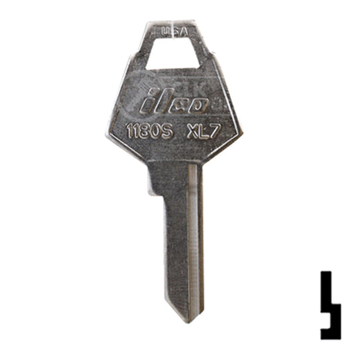 Uncut Key Blank | XL Lock | 1180S, XL7 Office Furniture-Mailbox Key Ilco