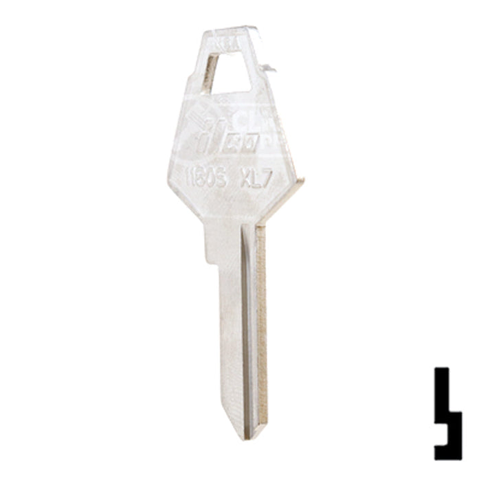 Uncut Key Blank | XL Lock | 1180S, XL7 Office Furniture-Mailbox Key Ilco