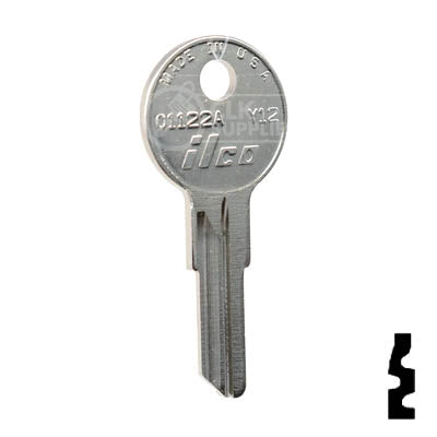 Uncut  Key Blank | Yale | 01122A, Y12 Office Furniture-Mailbox Key Ilco