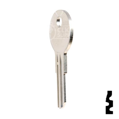 Uncut  Key Blank | Yale | 01122A, Y12 Office Furniture-Mailbox Key Ilco