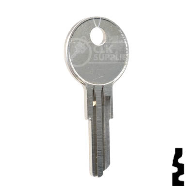 Uncut  Key Blank | Yale | 01122A, Y12 Office Furniture-Mailbox Key Ilco