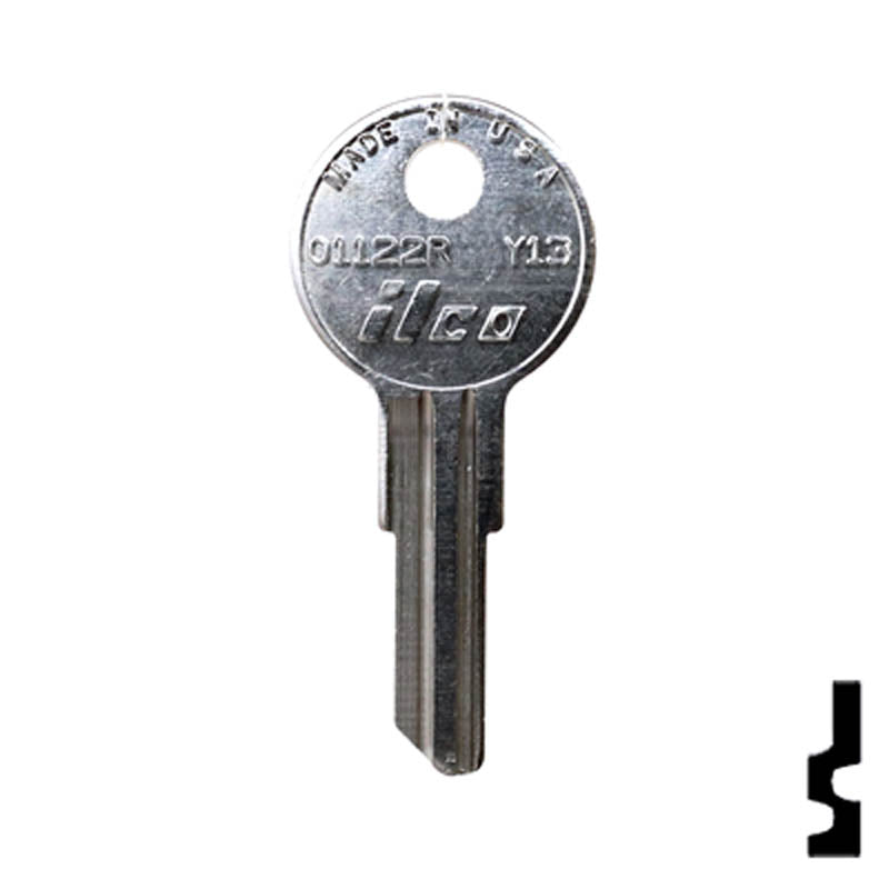 Uncut Key Blank | Yale | 01122R, Y13 Office Furniture-Mailbox Key Ilco