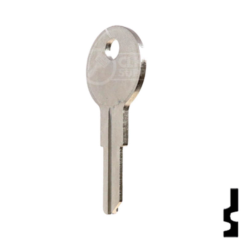 Uncut Key Blank | Yale | 01122R, Y13 Office Furniture-Mailbox Key Ilco