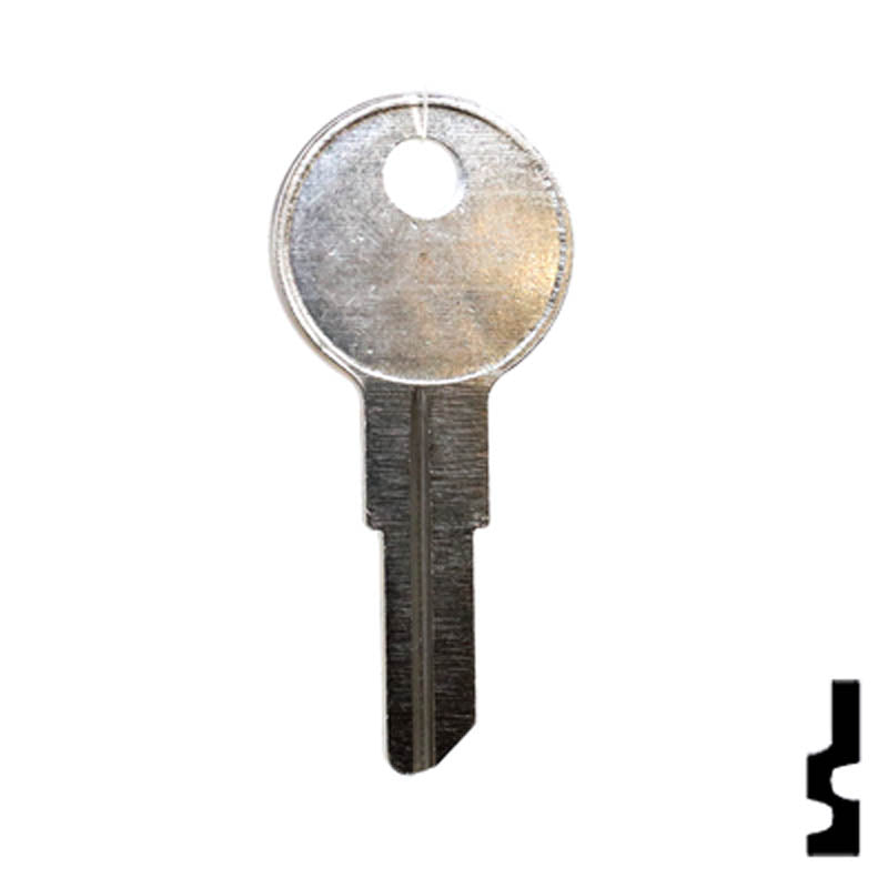Uncut Key Blank | Yale | 01122R, Y13 Office Furniture-Mailbox Key Ilco