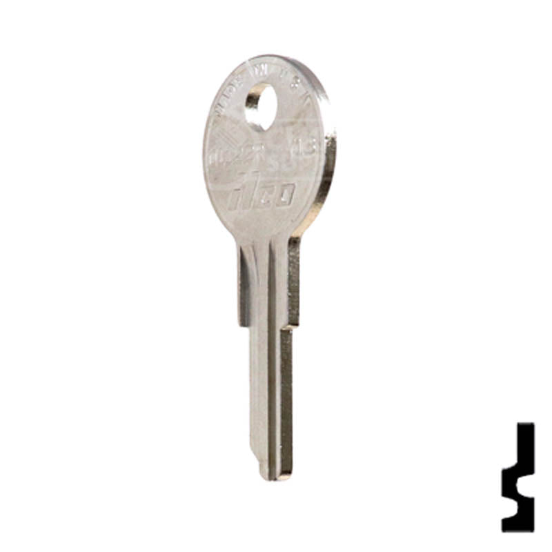 Uncut Key Blank | Yale | 01122R, Y13 Office Furniture-Mailbox Key Ilco