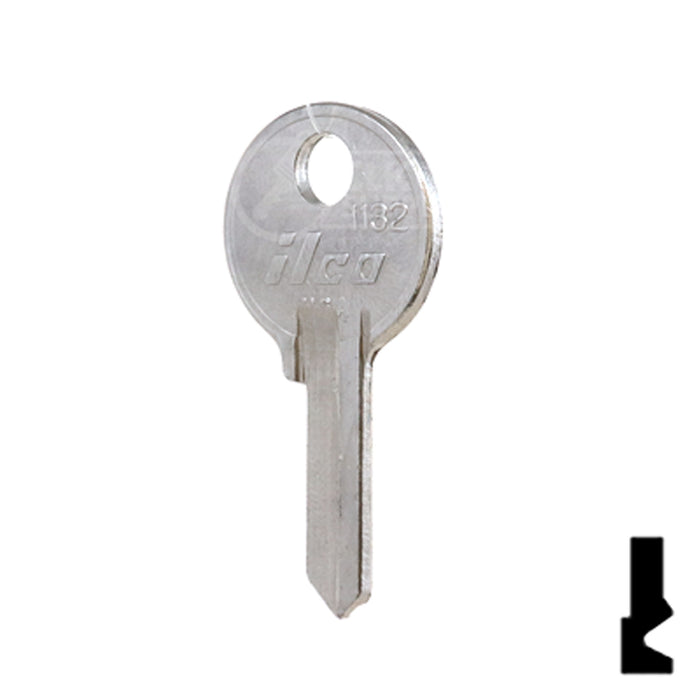 Uncut Key Blank | Yale | 1132 Office Furniture-Mailbox Key Ilco