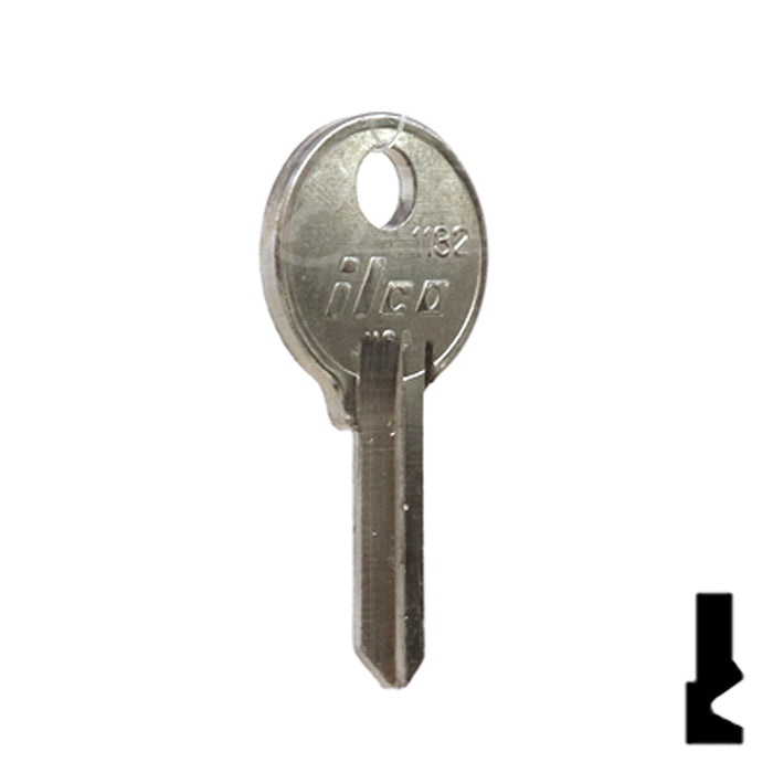 Uncut Key Blank | Yale | 1132 Office Furniture-Mailbox Key Ilco