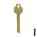 Uncut Key Blank | Yale | 1587 Office Furniture-Mailbox Key Ilco