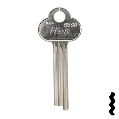 Uncut Key Blank | Yale | 889A