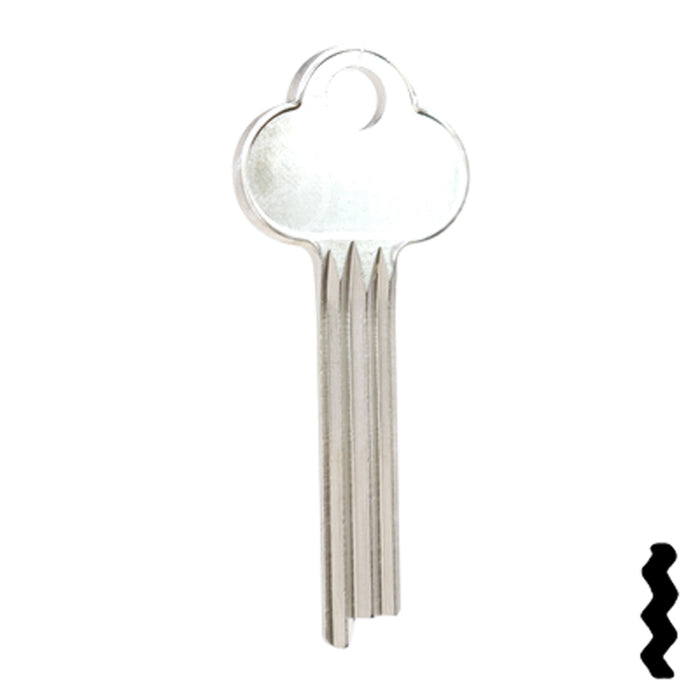 Uncut Key Blank | Yale | 889A Office Furniture-Mailbox Key Ilco