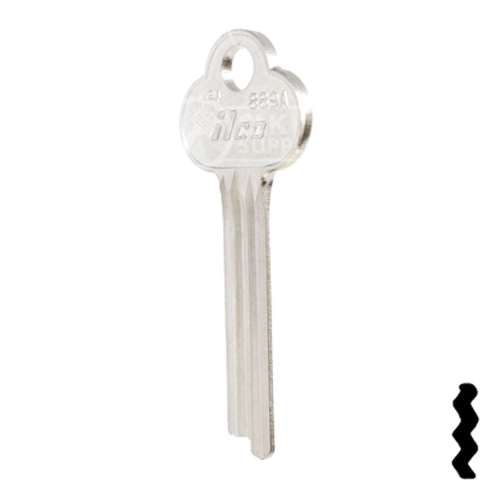 Uncut Key Blank | Yale | 889A Office Furniture-Mailbox Key Ilco