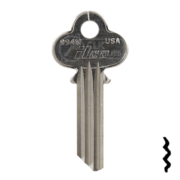 Uncut Key Blank | Yale | 994M Office Furniture-Mailbox Key Ilco