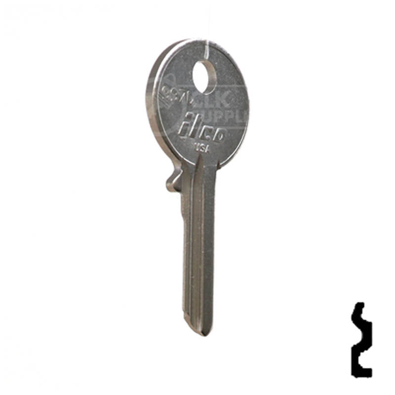 Uncut Key Blank | Yale | 997D Office Furniture-Mailbox Key Ilco