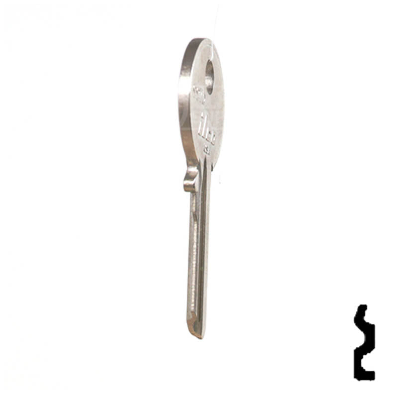 Uncut Key Blank | Yale | 997D Office Furniture-Mailbox Key Ilco