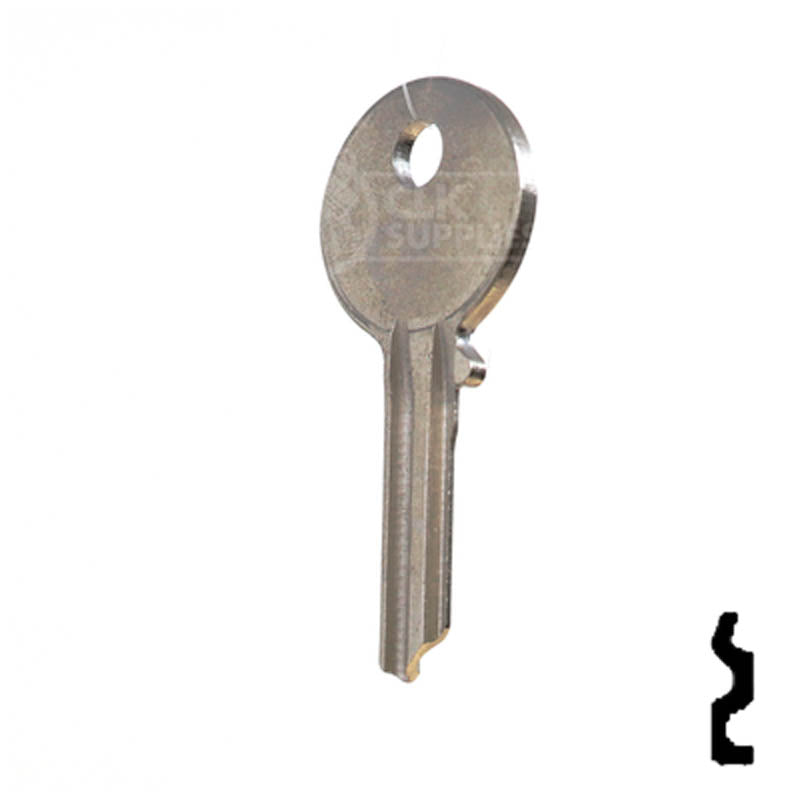 Uncut Key Blank | Yale | 997D Office Furniture-Mailbox Key Ilco