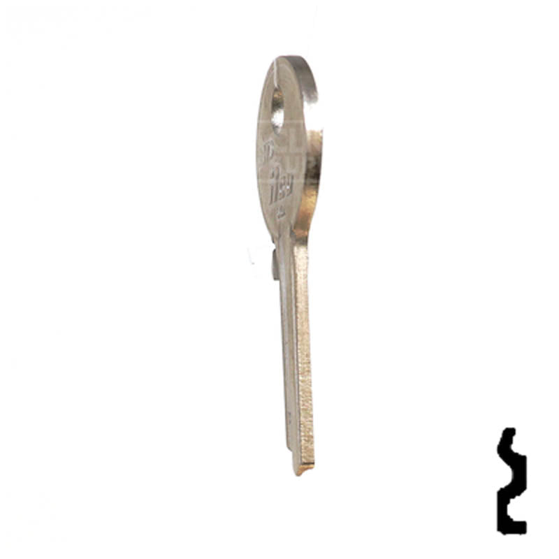 Uncut Key Blank | Yale | 997D Office Furniture-Mailbox Key Ilco