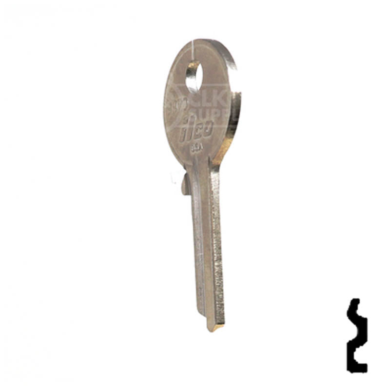 Uncut Key Blank | Yale | 997D Office Furniture-Mailbox Key Ilco
