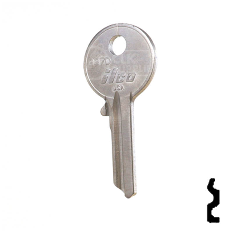 Uncut Key Blank | Yale | 997D Office Furniture-Mailbox Key Ilco
