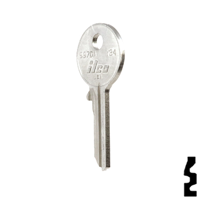 Uncut Key Blank | Yale | 997DA Office Furniture-Mailbox Key Ilco