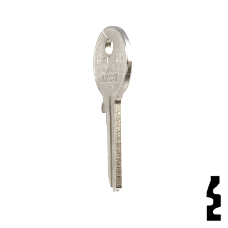 Uncut Key Blank | Yale | 997DA Office Furniture-Mailbox Key Ilco