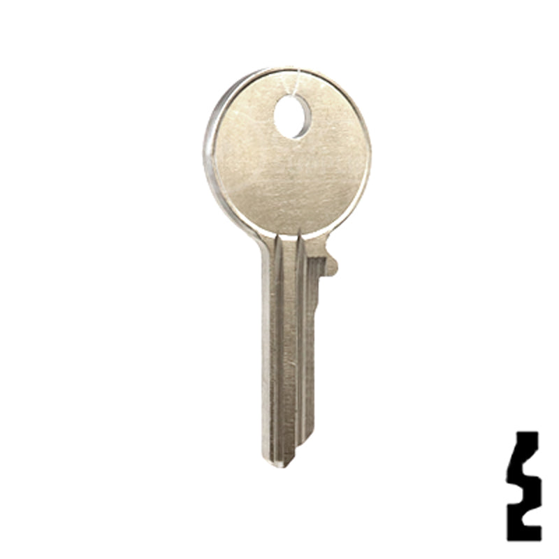 Uncut Key Blank | Yale | 997DA Office Furniture-Mailbox Key Ilco
