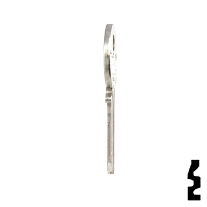 Uncut Key Blank | Yale | 997DA Office Furniture-Mailbox Key Ilco