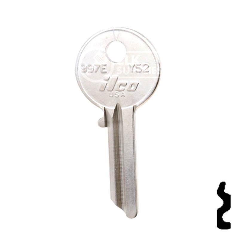 Uncut  Key Blank | Yale | 997E, Y52 Office Furniture-Mailbox Key Ilco