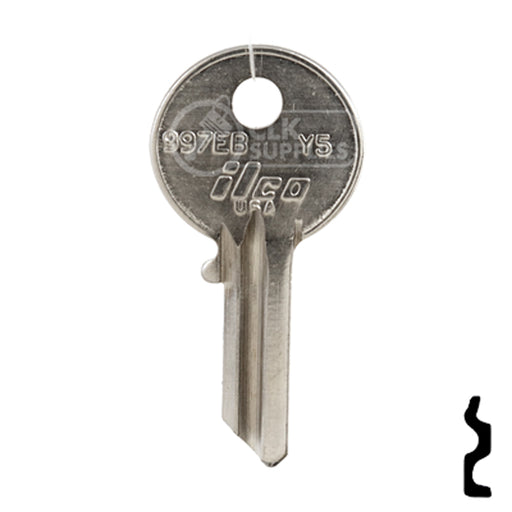 Uncut Key Blank | Yale | 997EB Office Furniture-Mailbox Key Ilco