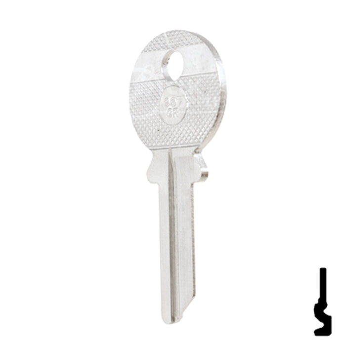 Uncut Key Blank | Yale | 997GR Office Furniture-Mailbox Key Ilco