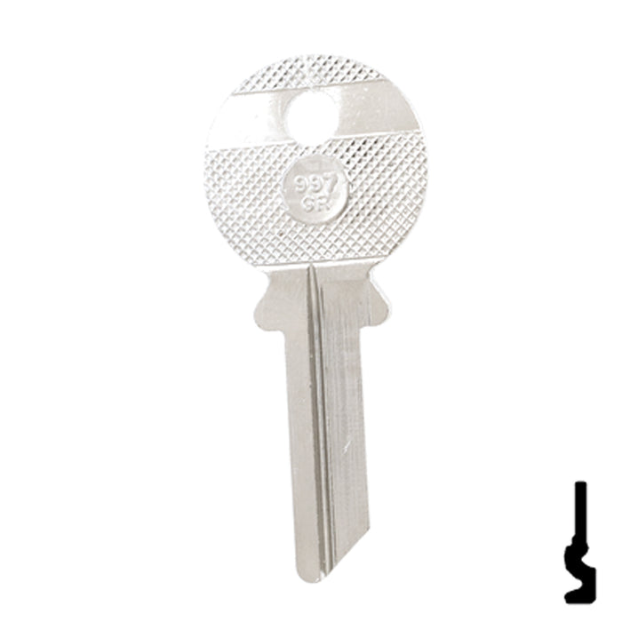 Uncut Key Blank | Yale | 997GR Office Furniture-Mailbox Key Ilco