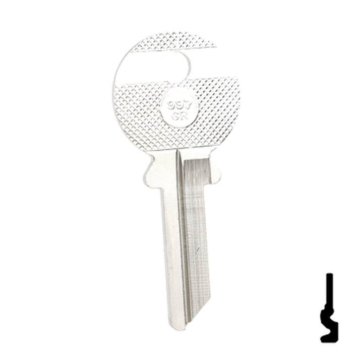 Uncut Key Blank | Yale | 997GR Office Furniture-Mailbox Key Ilco