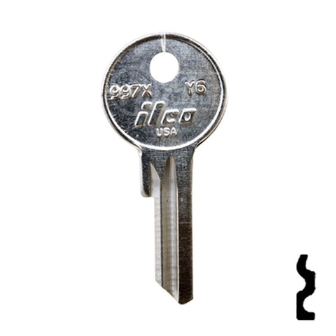 Uncut  Key Blank | Yale | 997X, Y6 Office Furniture-Mailbox Key Ilco