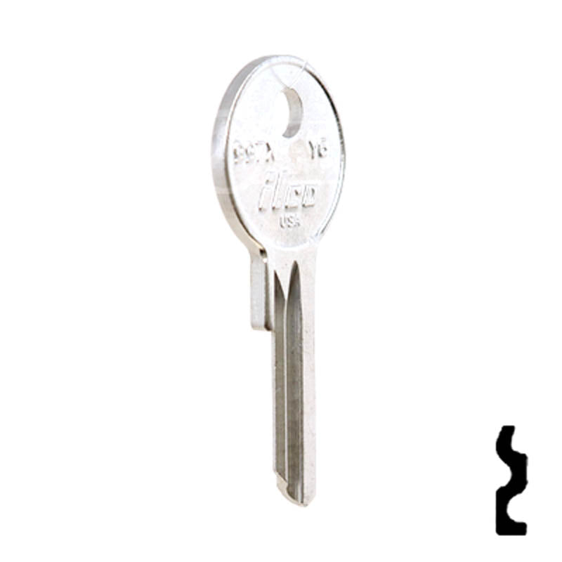 Uncut  Key Blank | Yale | 997X, Y6 Office Furniture-Mailbox Key Ilco