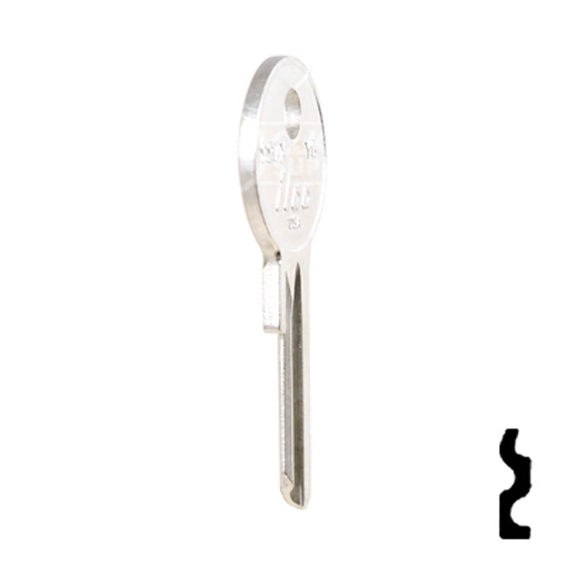 Uncut  Key Blank | Yale | 997X, Y6 Office Furniture-Mailbox Key Ilco
