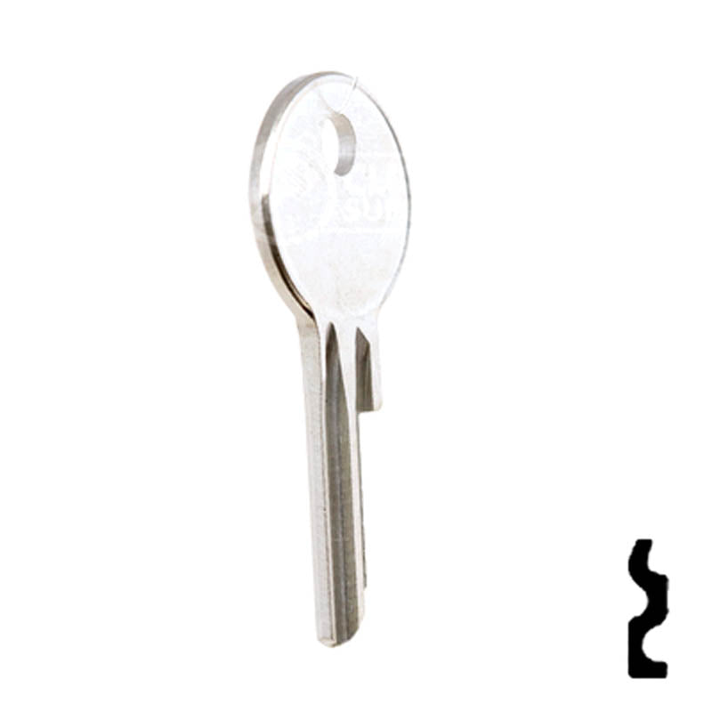 Uncut  Key Blank | Yale | 997X, Y6 Office Furniture-Mailbox Key Ilco