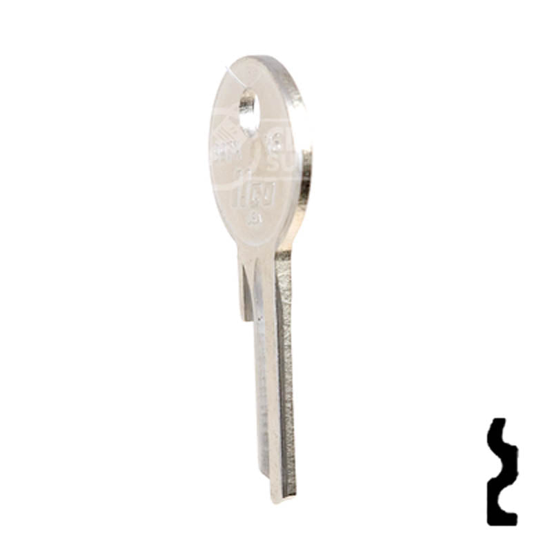 Uncut  Key Blank | Yale | 997X, Y6 Office Furniture-Mailbox Key Ilco
