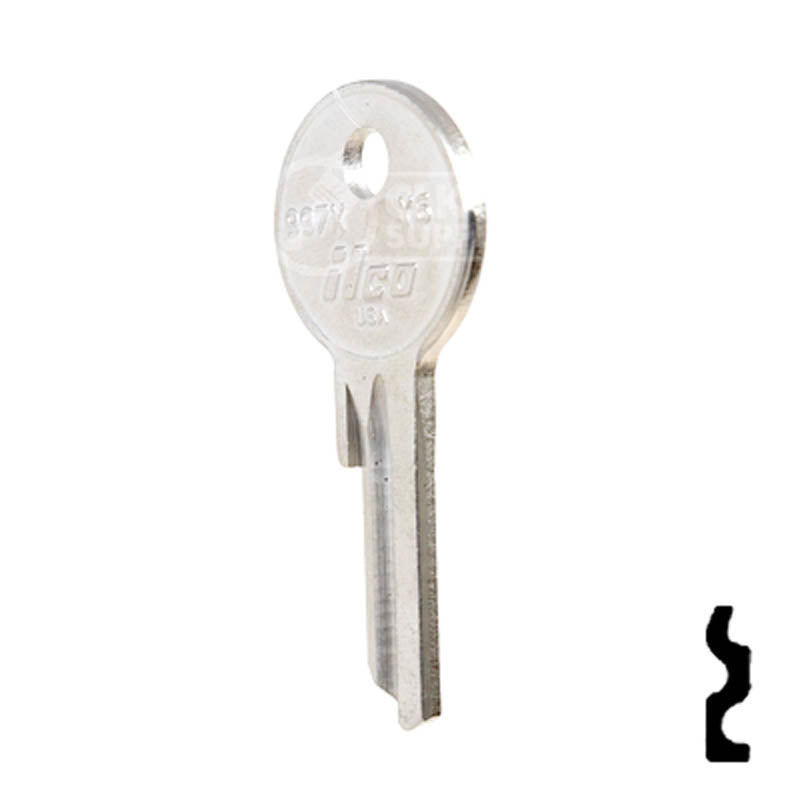 Uncut  Key Blank | Yale | 997X, Y6 Office Furniture-Mailbox Key Ilco