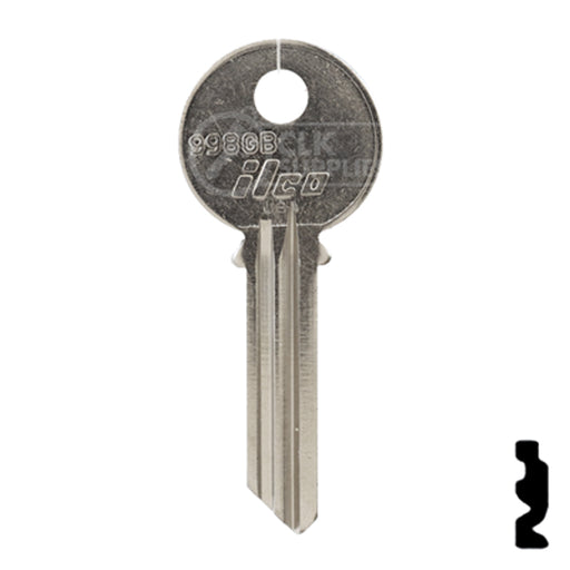 Uncut Key Blank | Yale | 998GB Office Furniture-Mailbox Key Ilco