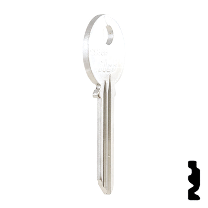 Uncut Key Blank | Yale | 998GB Office Furniture-Mailbox Key Ilco