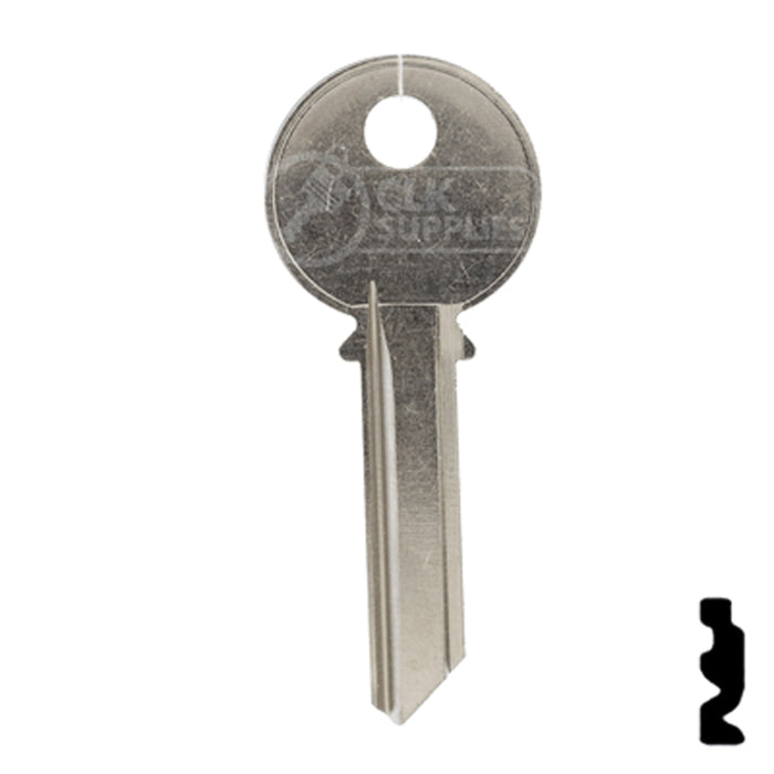 Uncut Key Blank | Yale | 998GB Office Furniture-Mailbox Key Ilco