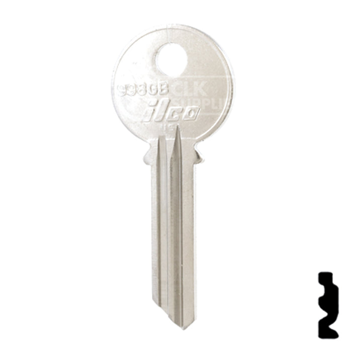 Uncut Key Blank | Yale | 998GB Office Furniture-Mailbox Key Ilco